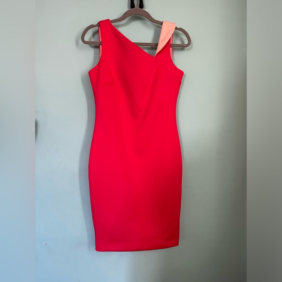 Pink Calvin Klein Cocktail Dress Size 6 NWOT - Picture 1 of 3